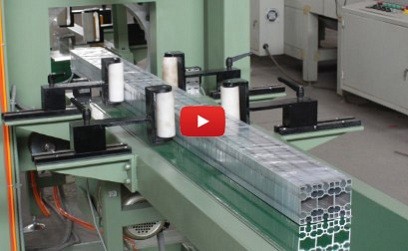 aluminum profile wrapping and packing machine