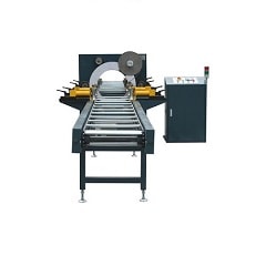 Horizontal Orbital Wrapping Machine for rod and bar