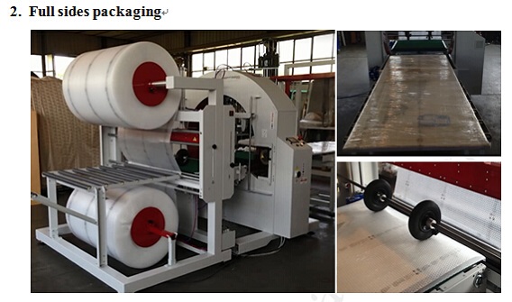 Door packing solution: Door wrapping machine and door shrinking machine