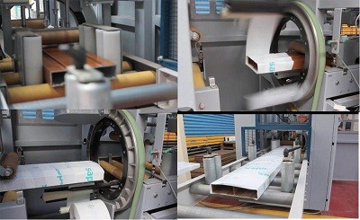 aluminum wrapping machine