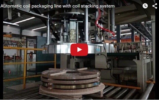 Automatische horizontale Coil-Verpackungslinie