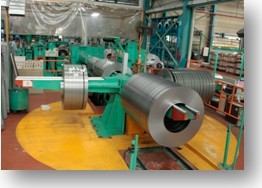 Hose coil packaging line