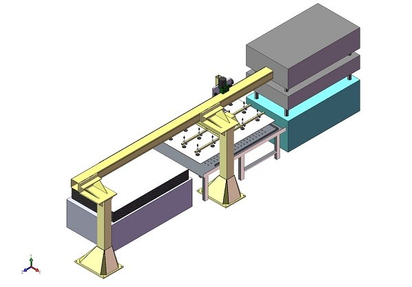 Ligne d'emballage automatique de panneaux