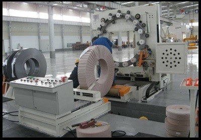 metal steel coil packaging line