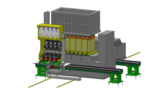 Reggiatrice automatica per cotone