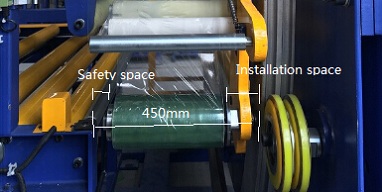 Kereta film untuk pembungkus peregangan orbital horizontal