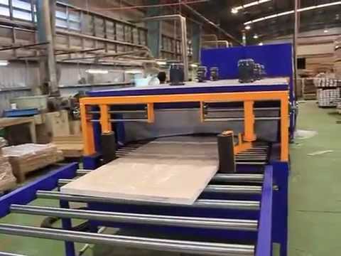 door packing machine, door shrink wrap machine