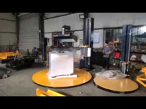 large diameter turntable pallet wrapping machine