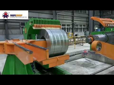 coil car with turnstile for sliiting coil line handling and packing