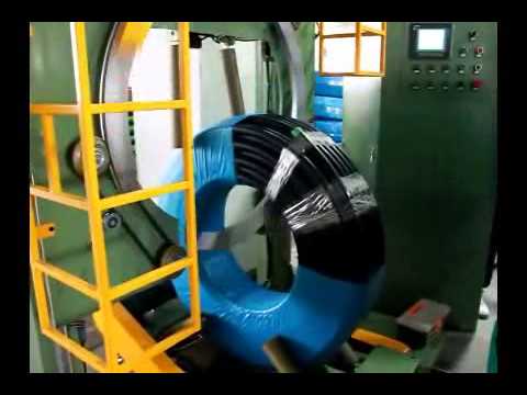 HDPE pipe packing machine,HDPE pipe wrapping machine