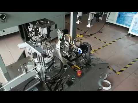 automatic pipe coiling and binding machine for small ID and short