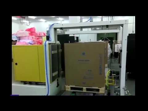 AUTOMATIC PALLET STRAPPING MACHINE