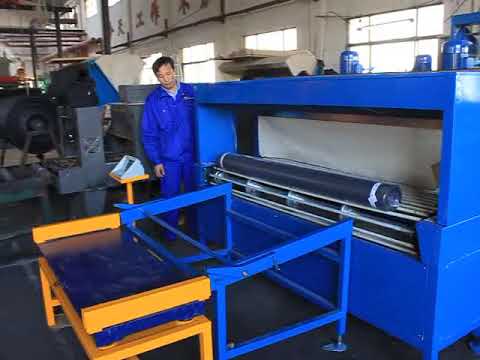 Automatic packing Shrinking machine for carpet and PVC leather