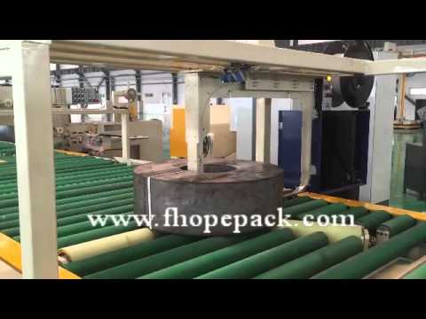 strip packing, alloy packing, coil strapping, coil strap machine