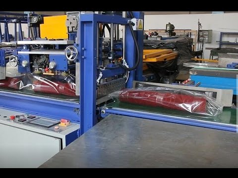 carpet packing machine, carpet shrinking machine， roll packing machine