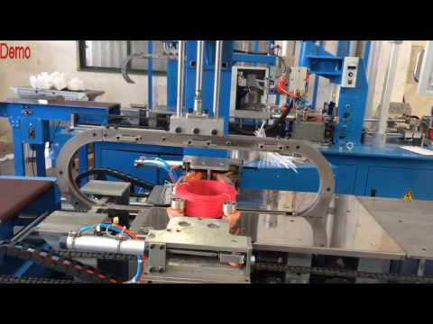 cable coiler, automatic cable strapping machine, cable wire coiler