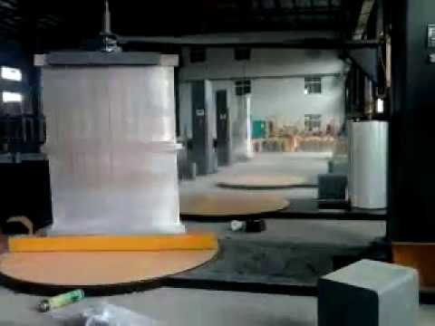 door packing machine, door stretch wrapper