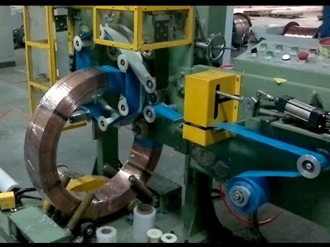 wire coil wrapping machine, wire wrapping machine