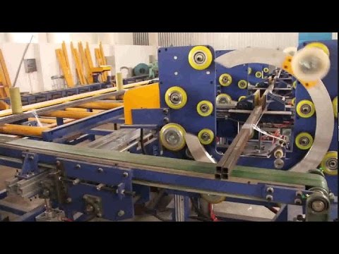 Aluminum profile packaging machine line