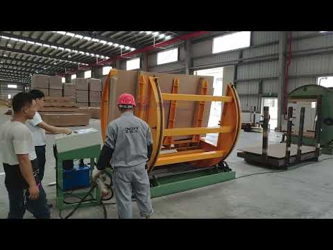 wooden bundle 180 degree inverter and turning machine