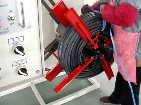 plastic pipe coiling and coiler---pipe winder machine