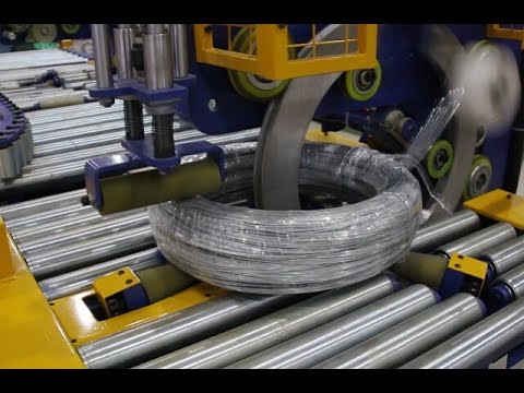 wire strapping machine, wire packing line