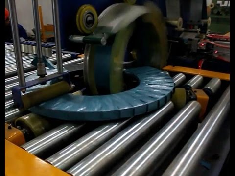 coil packing machine, automatic coil wrapping, coil tapping machine, coil stretch wrapper