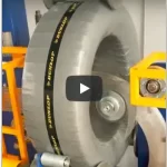 tyre wrapping and packing machine