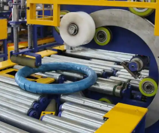 wire coil packaging line