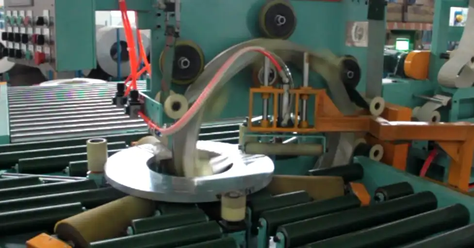 copper tube coil packing line