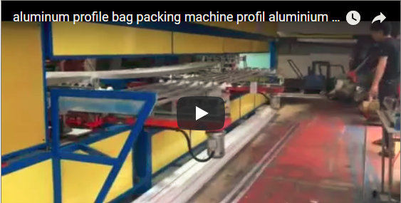 Aluminum profile bagging machine
