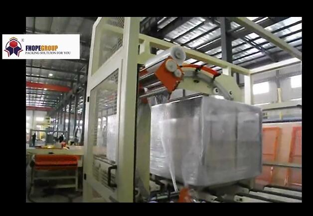 pallet orbital wrapping machine