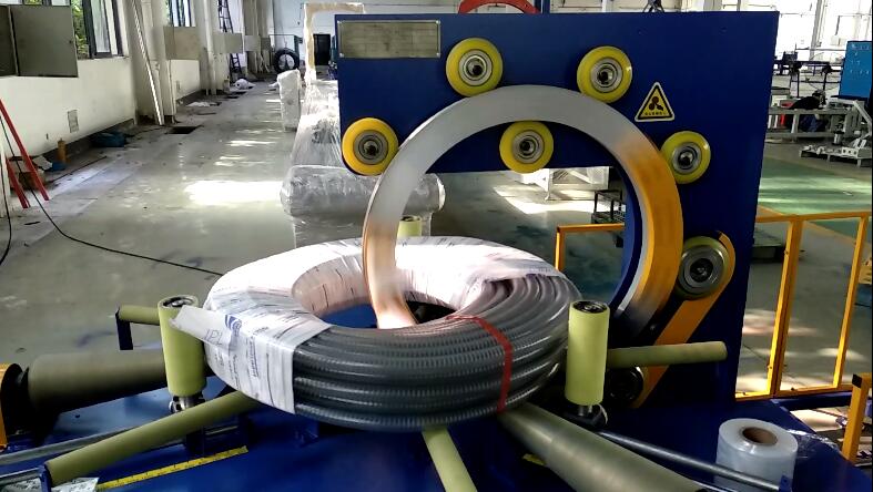 hose wrapping machine video