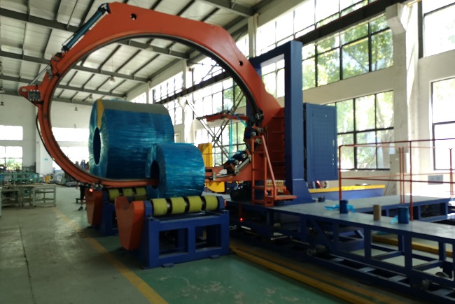 COIL KING STRETCH WRAPPER PACKING MACHINE