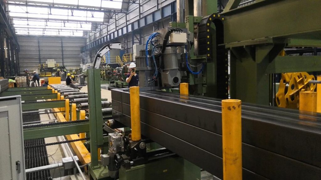 Pipe Packing Line Rectangular steel pipe packing line - Fhopepack