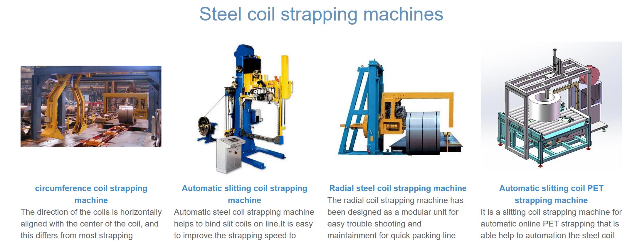 steel coil strapping machines