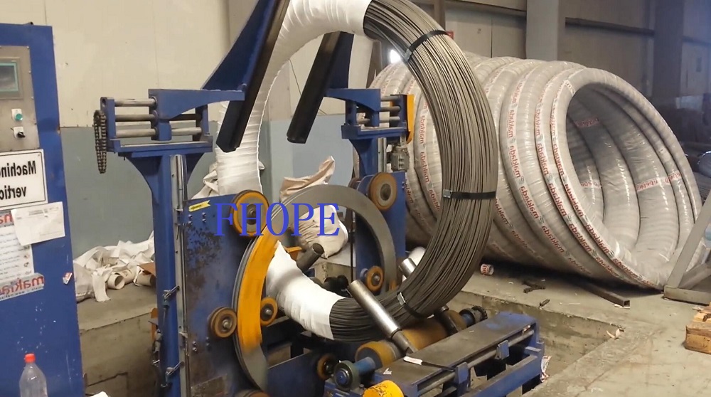 PCW wire coil packing machine