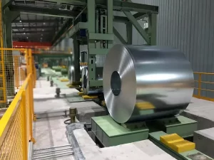 Cold roll steel coil packing line