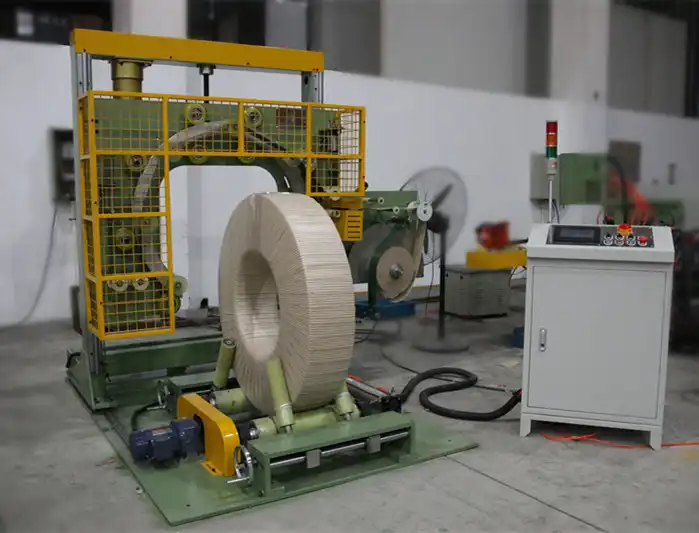 coil wrapping machine for wire
