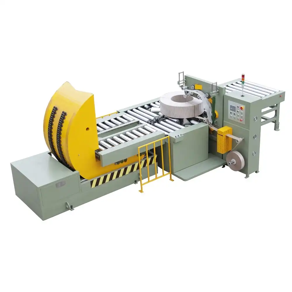 horizontal steel coil wrapping machine zt