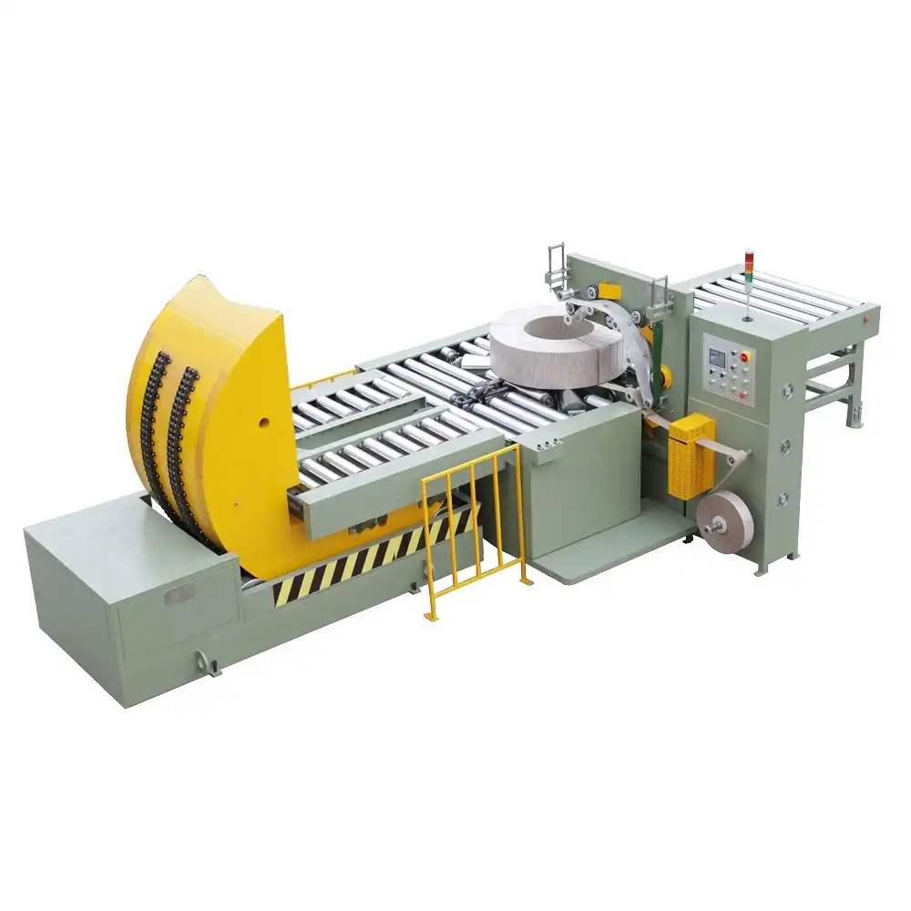slitting steel coil WRAPPING MACHINE