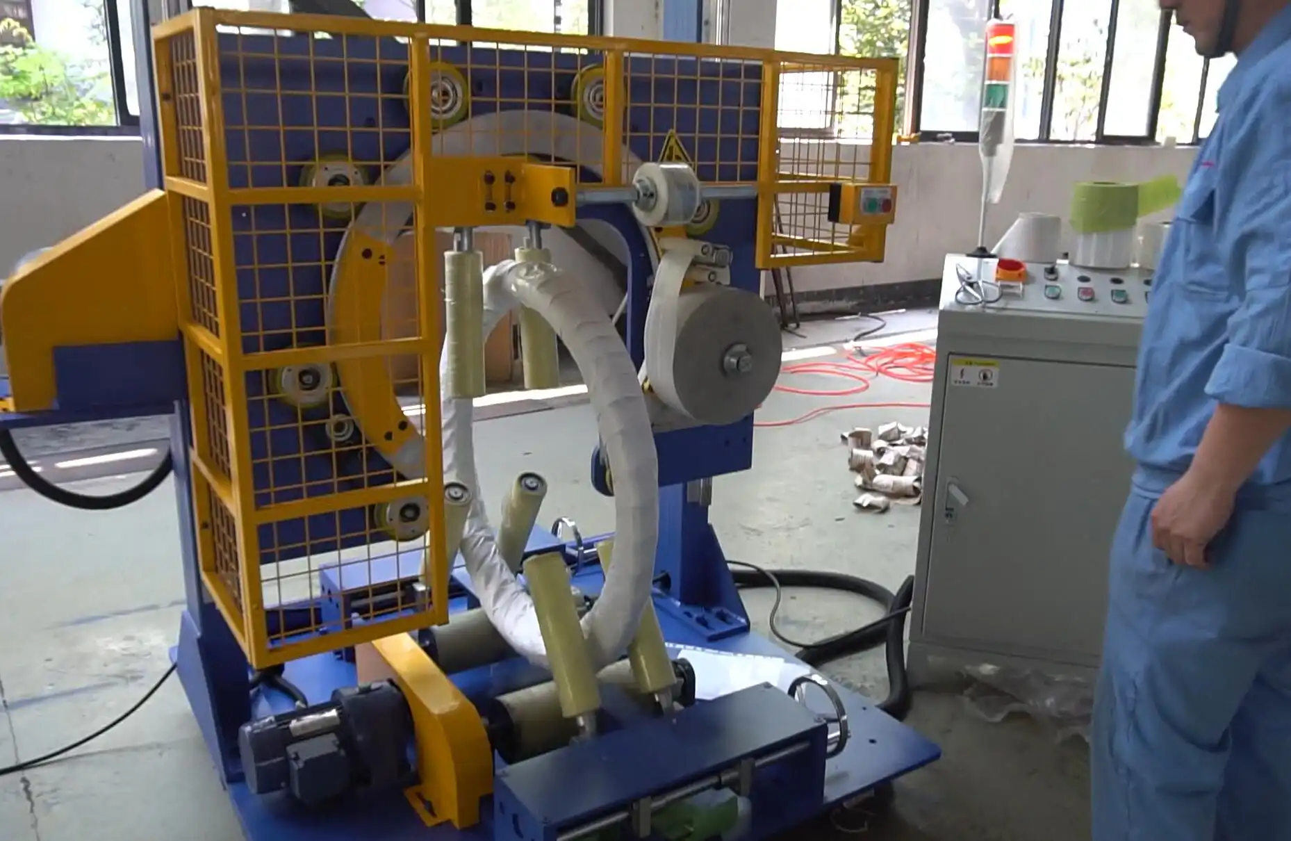 machine d'emballage de fil de rasoir-FPW300-W-2