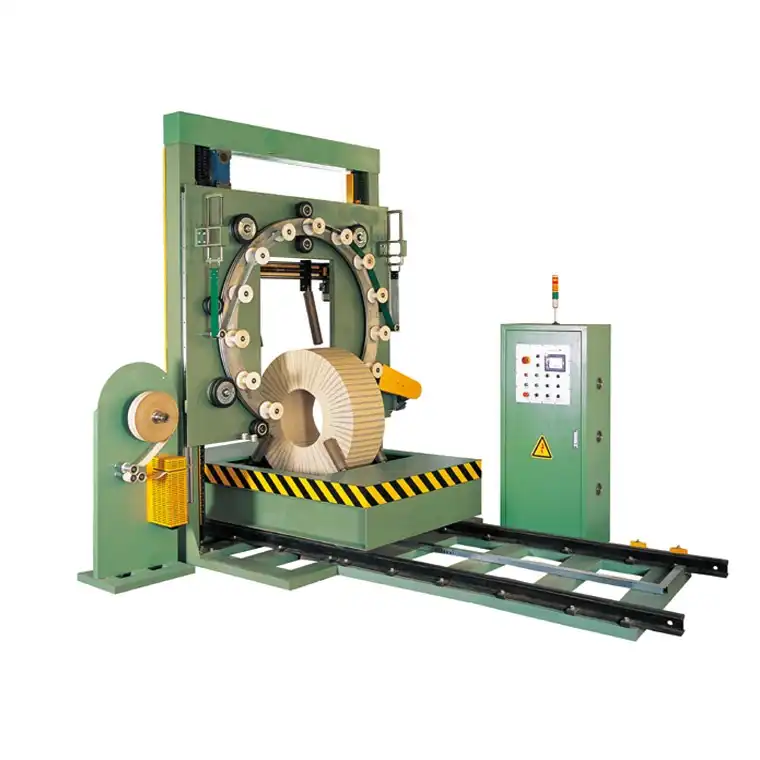 steel coil wrapping machine