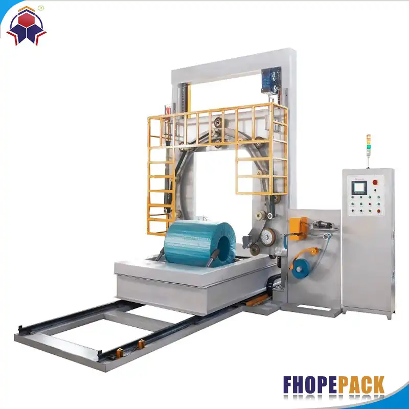 Wire coil wrapping machine FPW-800