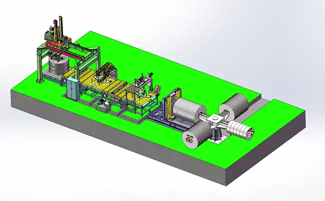 coil wrapping machine features