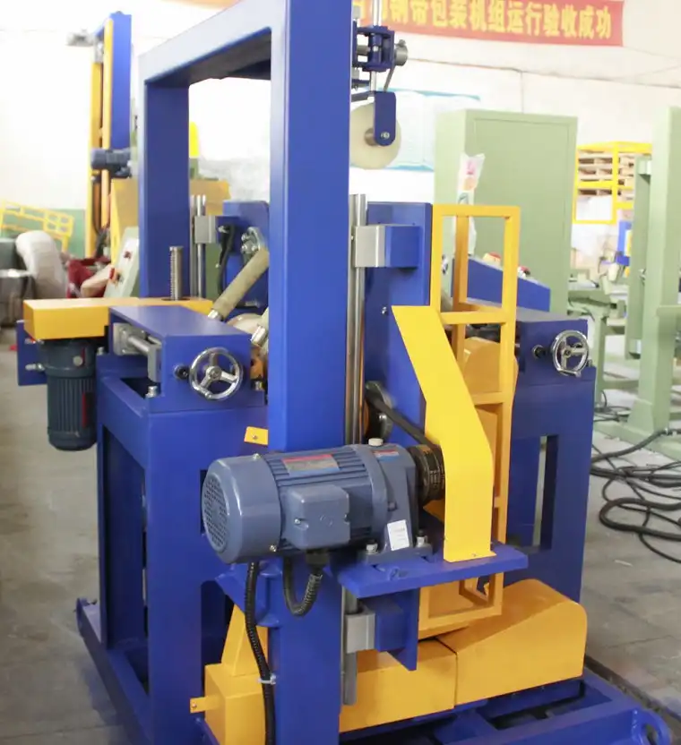 Machine d'emballage étirable pour tuyaux ondulés-2