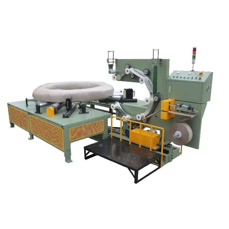 horizontal steel wire wrapping machine