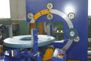 horizontal hose coil packing machine 2