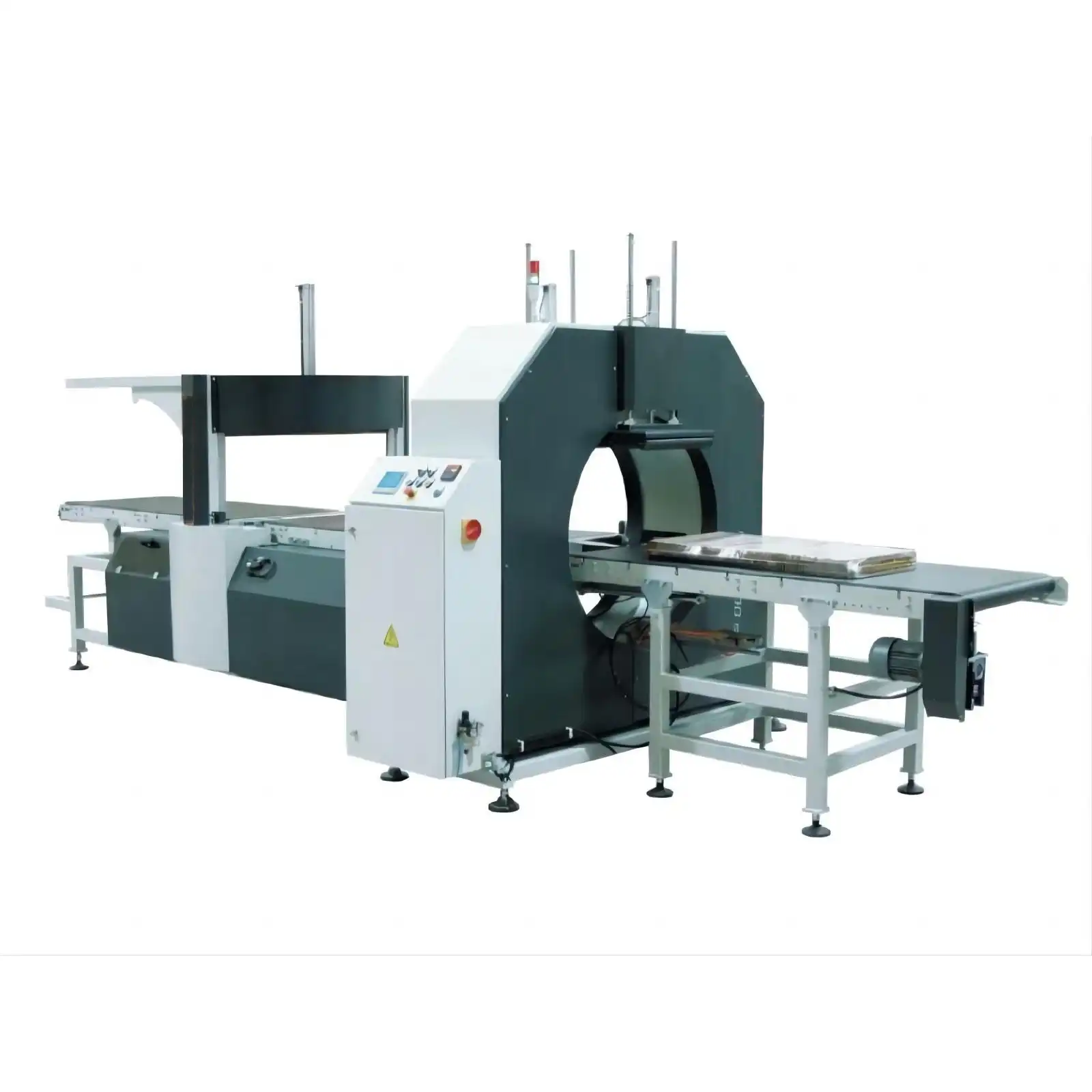 E500 horizontal wrapping machine&stretch wrapper