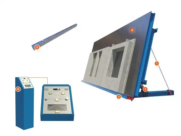 Moldtech tilting tables for precast manufacturers-1